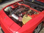 Notice the old air intake. Works, but isn't as efficient as it could be.
