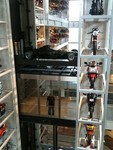 2002 Arrows F1 car that lives on top of the elevator.