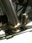 Lotus chassis (I forget which). Notice its completely **BRAZED** together, no steel welds anywhere.