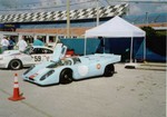 917 replica. Extremely well built chassis, an identical replica of the original. Only problem was the 6cyl engine.