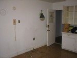 This is from the kitchen dining area looking towards our laundry room and pantry room.