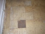 Floor needs to be fixed here the same as the 3rd bedroom except when we are done we are adding carpet to this one room.