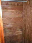 The master bedroom closet. Still all cedar.