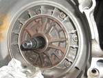 The next step. This is where the oil pump is at, just need to get those torx screws out and the problem should hopefully be visible. I think.