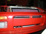 Factory intercooler air inlet, now one of two air intakes.