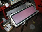 Filter installed, only need final fitment and sealing of the front panel, then the top panel can be made and installed.