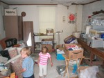 This is in the room at the end of the workshop facing away from the house.