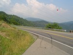 A view from the Deals Gap Overlook.