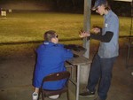 Me showing Carlos how to shoot Henry, it was his first ever time shooting a gun.