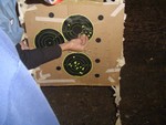 Patching up Henry's targets.