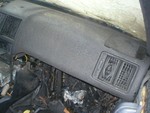 fire passenger side footwell
